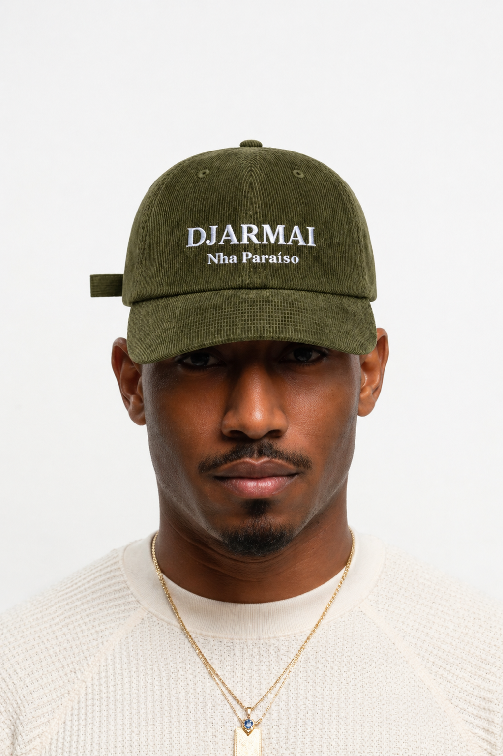 Cap Djarmai verde by Kriolart