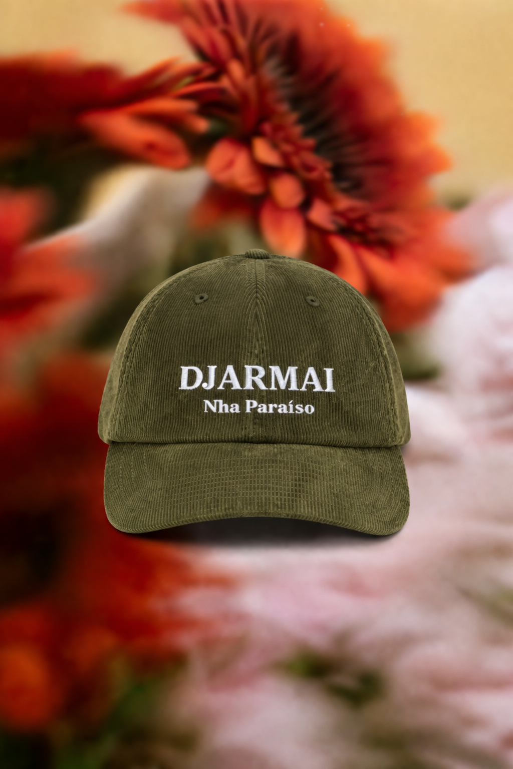 Cap Djarmai verde by Kriolart